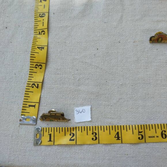 12 Year 2000s car lapel pins butterfly clasp 360 - Picture 6 of 6